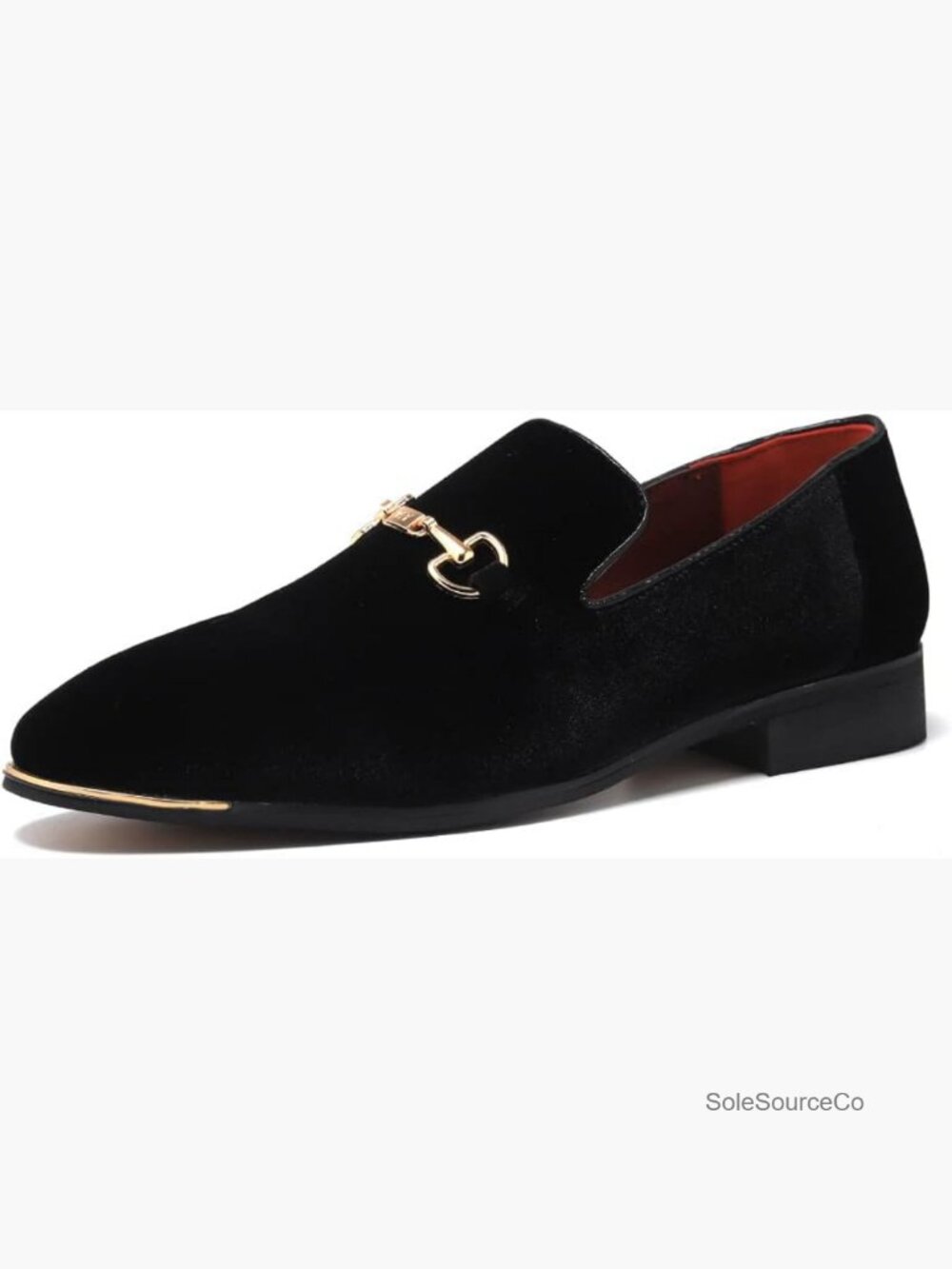 Men's Luxury Penny Loafer Slip-On Velvet Shoes Party Wedding Shoes